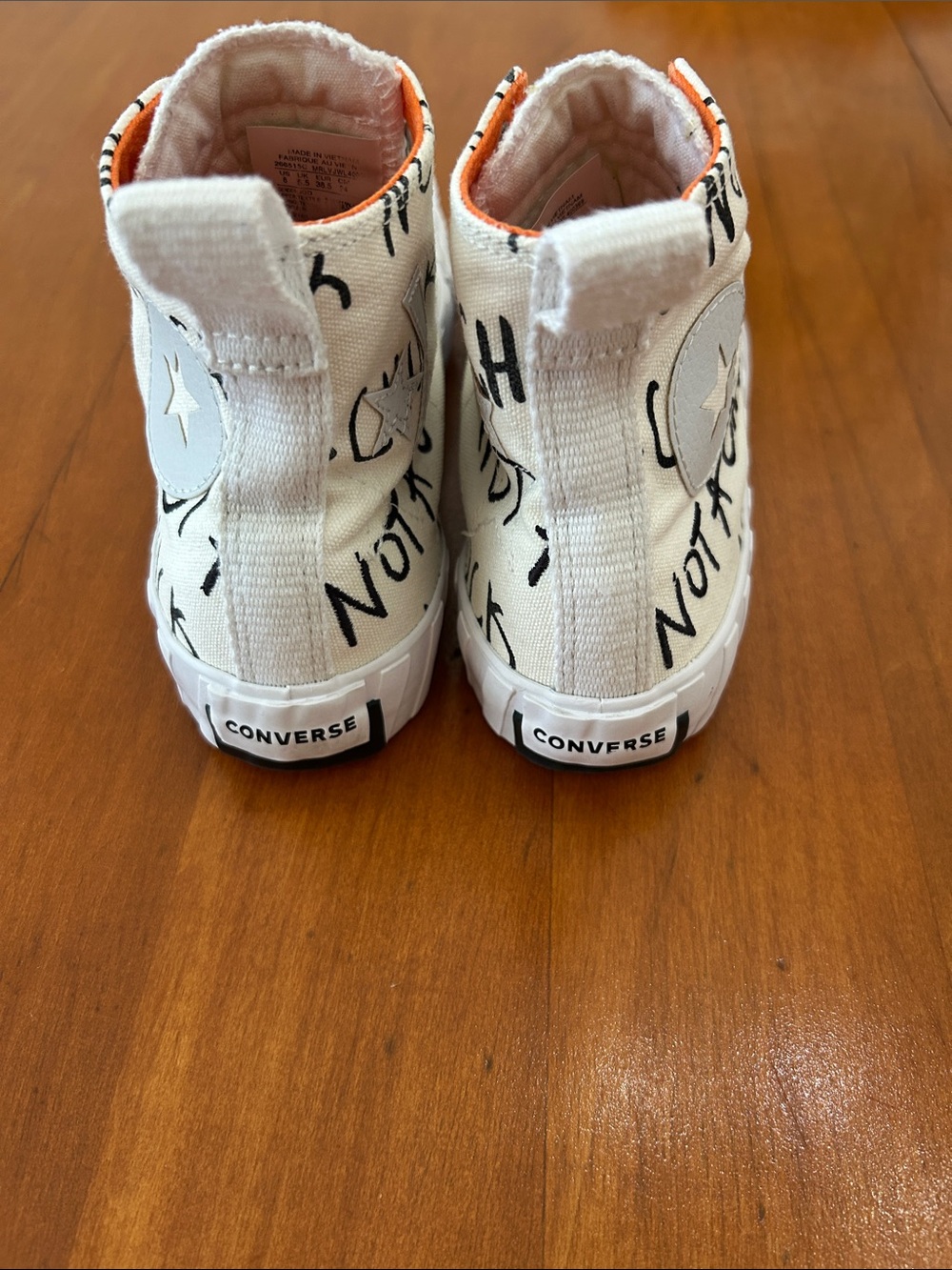 Converse Unt1tl3D "NOT A CHUCK" High GS/Youth 6=Women's 7.5 or 8 - Picture 6 of 11